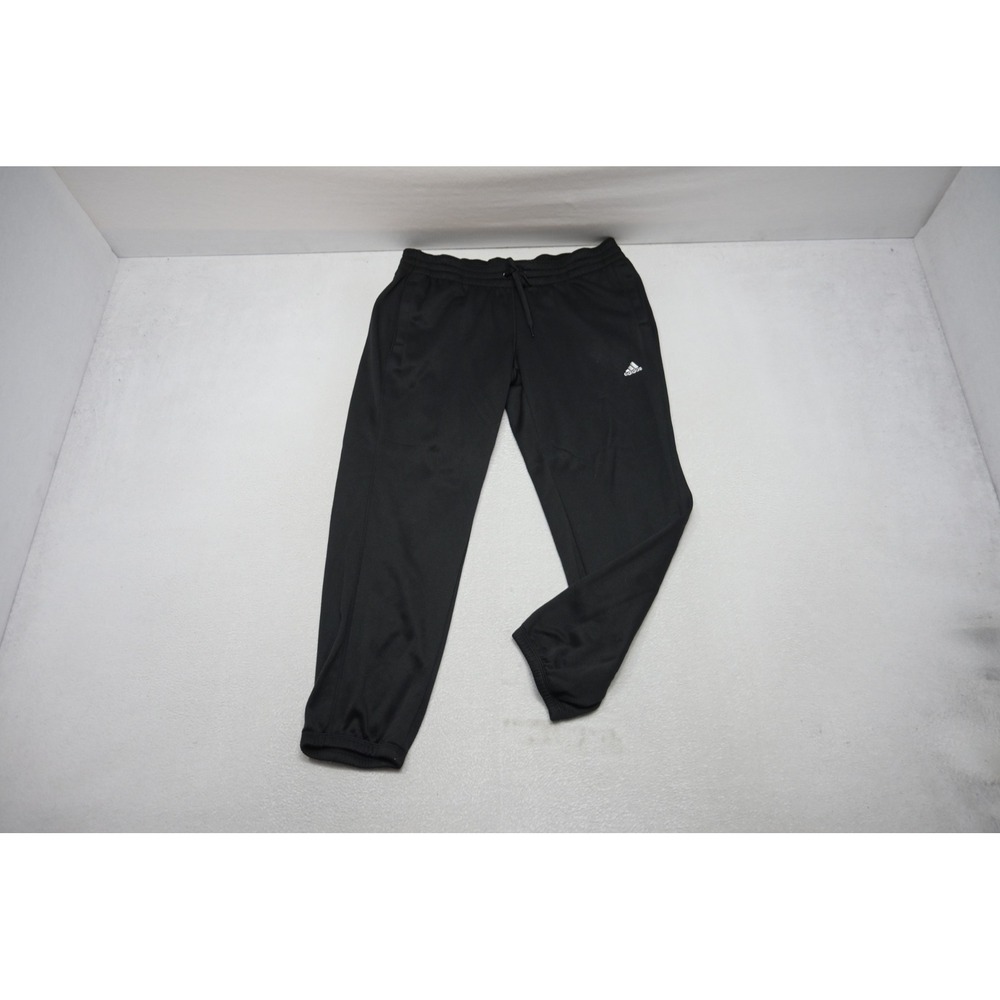 Adidas Sweat Pants Womens XL Black Climawarm Fleece Joggers Excellent